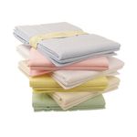 Pack of 2 100% Cotton Baby Flat Cot Sheets Flannelette Cot Bed Sheets
