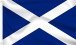 Scotland St. Andrew's Cross Flag 5FTX3FT LARGE – Scottish Saltire Banner Flag