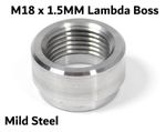 Exhaust Lambda Boss Nut Weld on / in Mild Steel M18 x 1.5 O2 Oxygen Sensor Bung