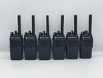 Motorola DP2400e UHF  Radio With New Battery PMNN4543A  - Qty X6 