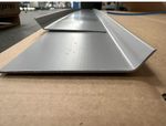 10m Sit On Skirting Light grey, 100mm, 10m Coil, PVC, Skirting Board, Vinyl
