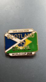 Scotland v Brazil WC2026 match badge