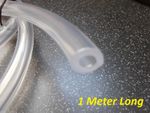 1/4” Clear Motorcycle Car Petrol Fuel Hose line Pipe Tube E5 Fuel 6 x 12mm