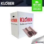 10 x Klober Double Pantile Tile Vent - Smooth Brown *Box of 10*