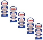 5 X CONSUMER FUSE WIRE CARD 5A 5AMP 15A 15AMP 30A 30AMP DOMESTIC CARDED FUSEWIRE
