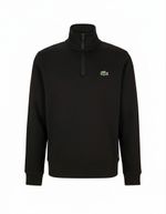 Lacoste Zipped High Neck Mens Cotton Fleece Sweatshirt Jumper