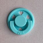 POPS by Granny P Blue Hearts Reborn Reversible Magnet Dummy / Pacifier
