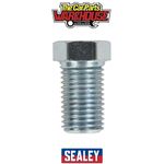 Sealey BN3824LM Brake Pipe Nut Long Male 3/8"UNF x 24tpi - Pack of 25