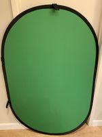 Selens 150x 95 cm Multireflector – Green & Black – Used Once. Green background