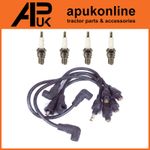 Spark Plugs & HT Ignition Leads for Ferguson FE35 TE TED20 TVO Petrol Tractor