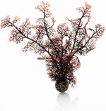 Aquarium Plant biOrb Sea Fan Medium Crimson Weighted Ball Fish Tank Decor 46071