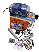 MTV Karaoke Vision Player  (incl 2 microphones & video camera)  and cds 