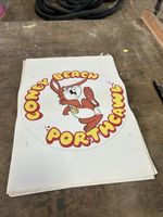 Vintage Coney Beach Rabbit Logo Fairground Posters 1970s