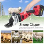 3500RPM 380W Cordless Sheep Cattle Alpaca Clipper Livestock Hair Grooming Tool