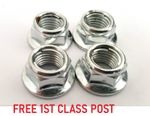 M10 WHEEL NUTS X 4 SMC 100 R100  90CC AEON APACHE QUADZILLA BASHAN QUAD BIKE