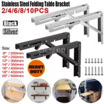 Heavy Duty Folding Shelf Bracket Campervan Motorhome Table Extension Wall Hinges