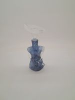 Vintage 1980's Elena Graure Hand Made Art Glass Perfume Bottle