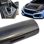 5D Carbon Fibre Vinyl Wrap Self Adhesive Black High Gloss Sticker Bubble Free