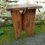 Vintage  Arts And Crafts Side/ Lamp/ Plant Table