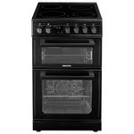 electriQ 50cm Double Cavity Electric Cooker - Black EQEC50B3