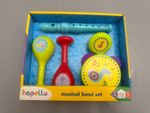 Hape Musical Band Set 5pc Educational Musical Toy Instruments Age 2+ E0611