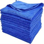 10Pcs Microfiber Towels Cleaning Cloths for Car Wash Drying Polishing Household