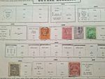 BRITISH GUIANA - 32 early stamps from early albums 1860 onwards