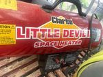 Clarke Little Devil II Portable Forced Air Space Heater 230V 2 Heat Settings Red