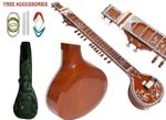 Professional Indian Electric Travel Sitar Tun Wood Classical + Bag & Mizrab