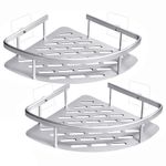 Bathroom Corner Shelf Rustproof Basket Storage Organizer Rack for Bathroom Dorm