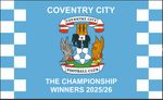 COVENTRY CITY CHAMPIONSHIP CHAMPIONS 2026 5x3FT FLAG