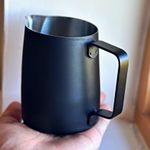 WPM Welhome Pro #21 Tapered Milk Pitcher Black Stainless Steel 500ml
