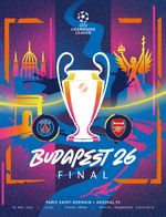 UEFA Champions League Final 2026 Arsenal v PSG - official programme IN STOCK NOW