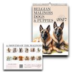 Belgian Malinois Calendar 2027-A3-A4-Handmade-Dog Calendar-Dog Gifts-Wall