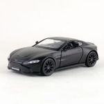 Aston Martin Vantage V8 Sports Car 1:36 Model Car Diecast Toy Gift Matte Black