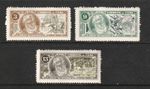 Caribbean Island, 1963, Hemmingway, full set of 3, mint never hinged