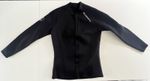 DIVE & SAIL 2mm Neoprene Wetsuit Jacket Unisex Long Sleeve Front Zip Black - XL