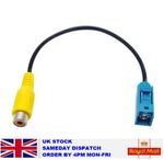 Fakra Female to RCA Camera Connector Adapter Rear Parking Conversion Cable UK