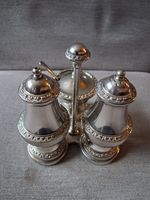 A Vintage Silver Plate Cruet  Set