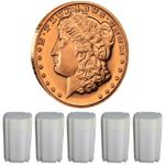 (100) MORGAN - 1 OZ COPPER ROUND - BULLION - LOT