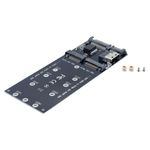 M.2 NVME PCIE SSD To SFF-8654 and NGFF SATA SSD To SATA 2 in 1 Combo Adapter for