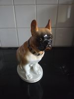 Lomonosov Porcelian French Bulldog Boxer Dog Figurine
