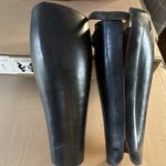 Black Leather Equestrian Half Chaps Gaiters Pair with Buckle Straps Marked 13