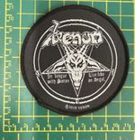 Venom In League With Satan Woven Sew On Round Patch Officially Licensed