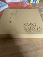 Brand New Sassy Saints Nail Powder Kit Plus 3 Nail Dip Powder Colours