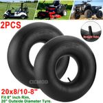 2x Inner Tube 20x8.00-8 20x8-8 20x10.00-8 20x10-8 Tyre Riding Mower Lawn Tractor