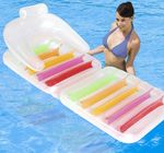 Bestway Fashion Folding Lilo 79x35in Chair Beach Pool Inflatable Swimming Chill