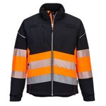hi vis jacket class 1 hi viz coat mens softshell safety work top portwest PW375