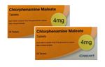 Chlorphenamine Maleate 4 mg Tablets 28x2 -For Hives/Hay Fever/Eczema BRANDS VARY