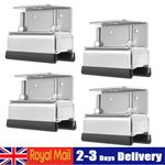 4x Caravan Roof Rail Mounting Brackets Solar Panel or Roof Rack For Fiat Ducato